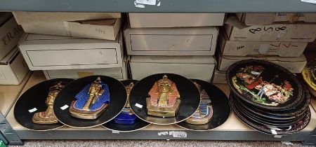LARGE SELECTION BOXED PLATES INCLUDING RAMESSES II,