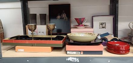 EXCELLENT SELECTION ORIENTAL LACQUER WARE,