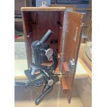 WATSON & SONS LTD LONDON SERVICE I MICROSCOPE WITH ROTATING EYE PIECE,