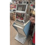 SEGA SPEEDWAY-M1 SLOT MACHINE WITH ASSOCIATED STAND