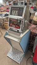 SEGA SPEEDWAY-M1 SLOT MACHINE WITH ASSOCIATED STAND