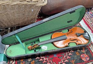 THE MAIDSTONE VIOLIN WITH 36CM LONG 2 PIECE BACK IN CASE