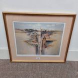 ERIC AULD, OLD ABERDEEN, SIGNED IN PENCIL, FRAMED PRINT,