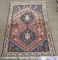 RED MIDDLE EASTERN RUG,