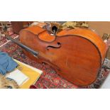 CELLO WITH 75CM LONG 2 PIECE BACK,