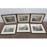 SELECTION OF SPORTING PRINTS ETC. DEPICTING VARIOUS HUNTING SCENES.