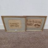 2 EARLY REPRODUCTION PRINTS,