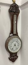 OAK CASED BAROMETER