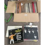 SELECTION OF VARIOUS RECORDS TO INCLUDE THE BEATLES, MOZART, SEEKERS,