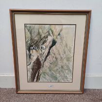 FREDERICK J WATSON, GULLS SEEKING SHELTER, SIGNED,