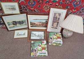 SELECTION OF PRINTS, ETC TO INCLUDE; HARRY F MCGREGOR, EVENING LIGHT,