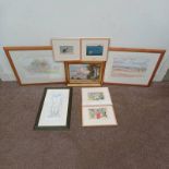 GOOD SELECTION OF OIL PAINTINGS, WATERCOLOURS, PRINTS,