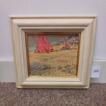 TONY GILLESPIE, BEACH AT ST MALO SIGNED,