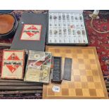 BOXED CHESS SET WITH BOARD,