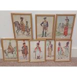 SELECTION OF MILITARY RELATED PRINTS OF EARLY 19TH CENTURY FRENCH MILITARY PERSONNEL,