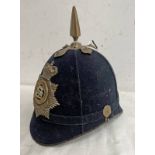 OTHER RANKS BLUE CLOTH HELMET TO THE ROYAL WEST SURREY REGIMENT,