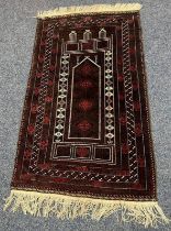 IRAN WOOL BELOUCH RUG.