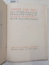 UNDER THE HILL & OTHER ESSAYS IN PROSE & VERSE BY AUBREY BEARDSLEY - 1913