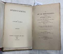 THE ART OF DEER-STALKING BY WILLIAM SCROPE, FULLY LEATHER BOUND - 1838,