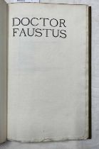 DOCTOR FAUSTUS BY CHRISTOPHER MARLOW, ILLUSTRATED BY CHARLES RICKETTS, 1 OF 310 COPIES,