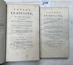 VOYAGE EN ESPAGNE, AUX-ANNEES 1797 ET 1798 BY CHRETIEN AUGUSTE FISCHER,