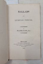 BALLADS AND LYRICAL PIECES BY WALTER SCOTT,