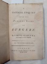 A CRITICAL ENQUIRY INTO THE PRESENT STATE OF SURGERY BY SAMUEL SHARP,