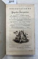 OBSERVATIONS ON POPULAR ANTIQUITIES: INCLUDING THE WHOLE OF MR BOURNE'S ANTIQUITATES VULGARES,