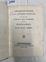 INTRODUCTION A LA HISTORIA NATURAL, Y A LA GEOGRAFIA FISCIA DE ESPANA BY D GUILLERMO BOWLES,