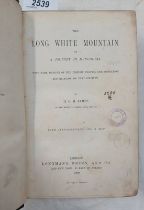 THE LONG WHITE MOUNTAIN OR A JOURNEY N MANCHURIA BY H E M JAMES - 1888