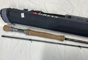 GREYS GR70 10' #7 4 PIECE FISHING ROD IN ITS GREYS CARRY TUBE/CASE