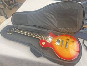 GIBSON EPIPHONE LES PAUL MODEL 6 STRING ELECTRIC GUITAR (AF) IN SOFT CASE Condition