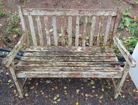 WOODEN GARDEN BENCH