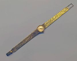 9 CT GOLD LADIES OMEGA WRISTWATCH - 26 G IN AN OMEGA BOX - 18 CM Condition Report: