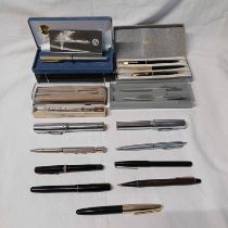 PARKER JUNIOR FOUNTAIN PEN, ONE OTHER PARKER FOUNTAIN PEN, WATERMAN'S 502,