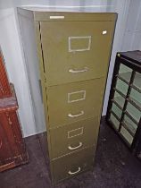 RONEO VICKERS METAL 5 DRAWER FILING CABINET.