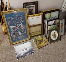 VERY LARGE SELECTION OF PAINTINGS AND PICTURES TO INCLUDE; A.