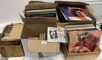 SELECTION OF VARIOUS RECORDS TO INCLUDE 'TALKING HEADS, ' TAMMY', SIGNED IN PEN BY TAMMY JONES,