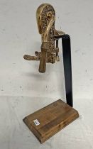 VINIER BOTTLE OPENER ON METAL & WOOD STAND