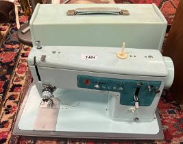 SINGER MODEL 347 SEWING MACHINE WITH CASE