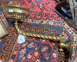 SOLID BRASS WALL SCONCE / LIGHT FITTING,