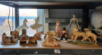 LILLIPUT LANE HOUSES, PAVLOVA SOCIETY BALLERINA, CONTINENTAL FIGURE OF A RENAISSANCE LADY,