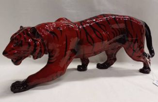 ROYAL DOULTON FLAMBE TIGER.