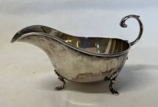 SILVER CREAM JUG,