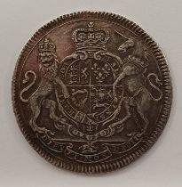 1714 GEORGE I SILVER CORONATION MEDAL