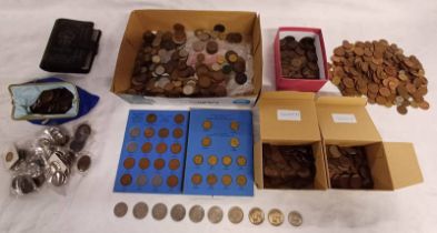 SELECTION OF VARIOUS COINAGE TO INCLUDE 1914 FLORIN, 1967 6-COIN SET,