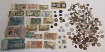 SELECTION OF VARIOUS FOREIGN COINAGE TO INCLUDE 1967 CANADA 6 - COIN SET, 1953,