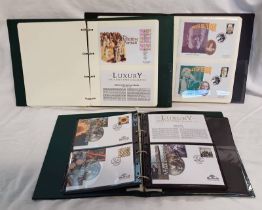 3 ALBUMS OF LUXURY FIRST DAY COVER SERIES TO INCLUDE LIMITED EDITIONS SUCH AS MAGICAL WORLD,