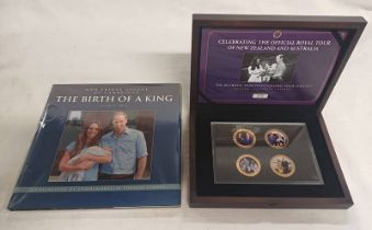 2014 ROYAL TOUR PHOTOGRAPHIC FOUR COIN SET, IN CASE OF ISSUE, WITH C.O.