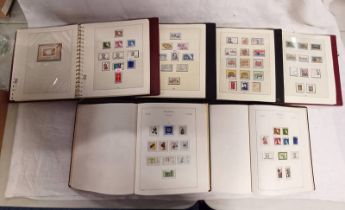 2 ALBUMS OF GERMANY 1969-1989 MNH STAMPS COMPLETE UP TO 1974 WITH SOME GAPS AFTER TOGETHER WITH 4